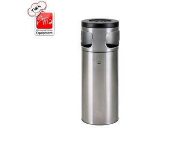 سطل اداری BZ 80 استیل مشکی 14 لیتری 